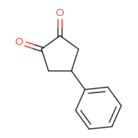 Chemical structure of 4-phenylcyclopentane-1,2-dione - CSSB00010637689