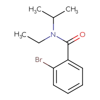 Chemical structure of 2-bromo-N-ethyl-N-(propan-2-yl)benzamide - CSSB00011282919