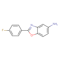 Chemical structure of 2-(4-fluorophenyl)-1,3-benzoxazol-5-amine - CSSB00000595942