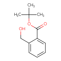 Chemical structure of tert-butyl 2-(hydroxymethyl)benzoate - CSSB00010993866