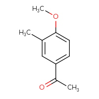 Chemical structure of 1-(4-methoxy-3-methylphenyl)ethan-1-one - CSSB00000693588