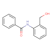 Chemical structure of N-[2-(hydroxymethyl)phenyl]benzamide - CSSB00000491394