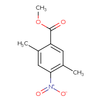 Chemical structure of methyl 2,5-dimethyl-4-nitrobenzoate - CSSB00020646992