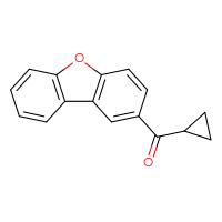 Chemical structure of 4-cyclopropanecarbonyl-8-oxatricyclo[7.4.0.0²,⁷]trideca-1(9),2(7),3,5,10,12-hexaene - CSSB02525578366