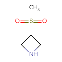 Chemical structure of 3-methanesulfonylazetidine - CSSB00000706762