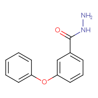Chemical structure of 3-phenoxybenzohydrazide - CSSB00015219730