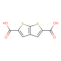 Chemical structure of thieno[2,3-b]thiophene-2,5-dicarboxylic acid - CSSB00010744194