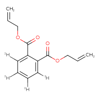 Chemical structure of 1,2-bis(prop-2-en-1-yl) (²H₄)benzene-1,2-dicarboxylate - CSSB00159253763