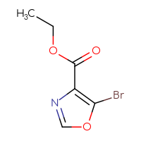 Chemical structure of ethyl 5-bromo-1,3-oxazole-4-carboxylate - CSSB00011098034
