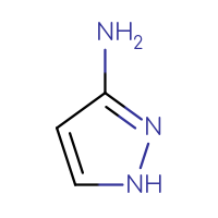 Chemical structure of 1H-pyrazol-3-amine - CSSB00000735787