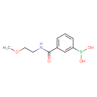 Chemical structure of {3-[(2-methoxyethyl)carbamoyl]phenyl}boronic acid - CSSB00000049380