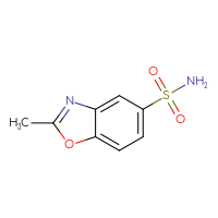 Chemical structure of 2-methyl-1,3-benzoxazole-5-sulfonamide - CSSB00011276135