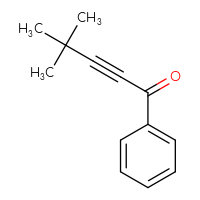 Chemical structure of 4,4-dimethyl-1-phenylpent-2-yn-1-one - CSSB00000091214