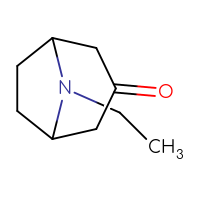 Chemical structure of 8-ethyl-8-azabicyclo[3.2.1]octan-3-one - CSSB00011735754