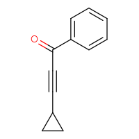 Chemical structure of 3-cyclopropyl-1-phenylprop-2-yn-1-one - CSSB00010643117