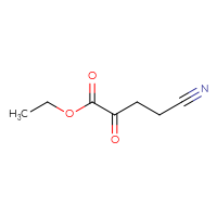 Chemical structure of ethyl 4-cyano-2-oxobutanoate - CSSB00000077427
