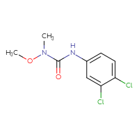 Chemical structure of 1-(3,4-dichlorophenyl)-3-methoxy-3-methylurea - CSSB00000218489