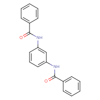 Chemical structure of N-(3-benzamidophenyl)benzamide - CSSB00046084184