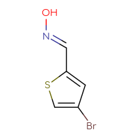 Chemical structure of (E)-N-[(4-bromothiophen-2-yl)methylidene]hydroxylamine - CSSB00016278445