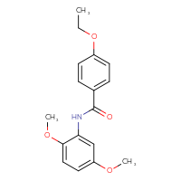 Chemical structure of N-(2,5-dimethoxyphenyl)-4-ethoxybenzamide - CSSB00026401838