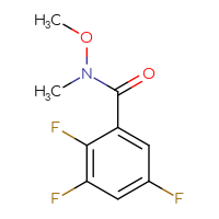 Chemical structure of 2,3,5-trifluoro-N-methoxy-N-methylbenzamide - CSSB07089254274