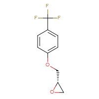Chemical structure of (2S)-2-{[4-(trifluoromethyl)phenoxy]methyl}oxirane - CSSB00012355187