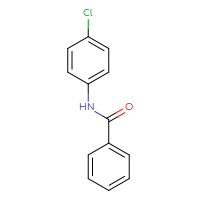 Chemical structure of N-(4-chlorophenyl)benzamide - CSSB00017283552