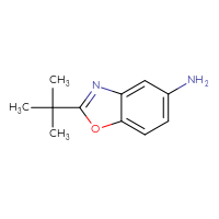 Chemical structure of 2-tert-butyl-1,3-benzoxazol-5-amine - CSSB00000738220