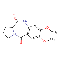Chemical structure of 12,13-dimethoxy-3,9-diazatricyclo[8.4.0.0³,⁷]tetradeca-1(10),11,13-triene-2,8-dione - CSSB02495365245