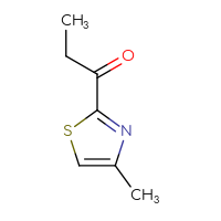 Chemical structure of 1-(4-methyl-1,3-thiazol-2-yl)propan-1-one - CSSB00010636718