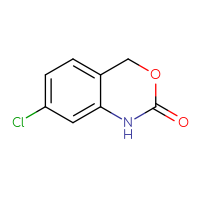 Chemical structure of 7-chloro-2,4-dihydro-1H-3,1-benzoxazin-2-one - CSSB00015900244