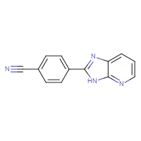 Chemical structure of 4-{3H-imidazo[4,5-b]pyridin-2-yl}benzonitrile - CSSB00000916815