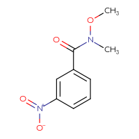 Chemical structure of N-methoxy-N-methyl-3-nitrobenzamide - CSSB00000174377