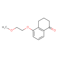 Chemical structure of 5-(2-methoxyethoxy)-1,2,3,4-tetrahydronaphthalen-1-one - CSSB00012290106