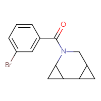 Chemical structure of 5-(3-bromobenzoyl)-5-azatricyclo[5.1.0.0²,⁴]octane - CSSB02156583680
