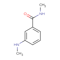 Chemical structure of N-methyl-3-(methylamino)benzamide - CSSB00011806244