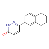 Chemical structure of 6-(5,6,7,8-tetrahydronaphthalen-2-yl)-2,3-dihydropyridazin-3-one - CSSB00008315757