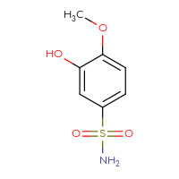 Chemical structure of 3-hydroxy-4-methoxybenzene-1-sulfonamide - CSSB00010084118