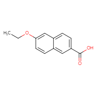 Chemical structure of 6-ethoxynaphthalene-2-carboxylic acid - CSSB00000021403