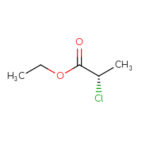 Chemical structure of ethyl (2S)-2-chloropropanoate - CSSB00009818124