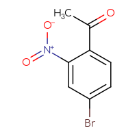 Chemical structure of 1-(4-bromo-2-nitrophenyl)ethan-1-one - CSSB00010253911