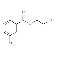 Chemical structure of 2-hydroxyethyl 3-aminobenzoate - CSSB00011212865