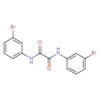 Chemical structure of N,N'-bis(3-bromophenyl)ethanediamide - CSSB21383127123