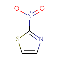 Chemical structure of 2-nitro-1,3-thiazole - CSSB00009852368