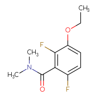 Chemical structure of 3-ethoxy-2,6-difluoro-N,N-dimethylbenzamide - CSSB01432918814