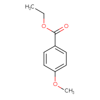 Chemical structure of ethyl 4-methoxybenzoate - CSSB00000170088