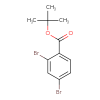 Chemical structure of tert-butyl 2,4-dibromobenzoate - CSSB00014313143