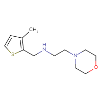 Chemical structure of [(3-methylthiophen-2-yl)methyl][2-(morpholin-4-yl)ethyl]amine - CSSB00000268687