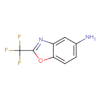 Chemical structure of 2-(trifluoromethyl)-1,3-benzoxazol-5-amine - CSSB00000745616