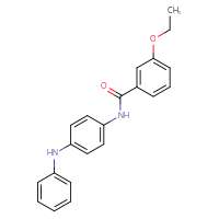 Chemical structure of 3-ethoxy-N-[4-(phenylamino)phenyl]benzamide - CSSB00020580831